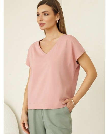 Футболка женская пудра