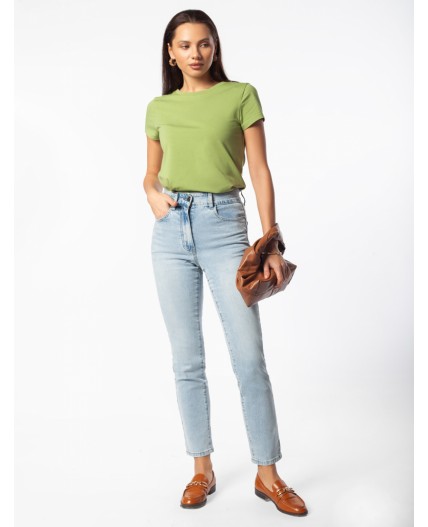 Джинсы женские светло-голубой