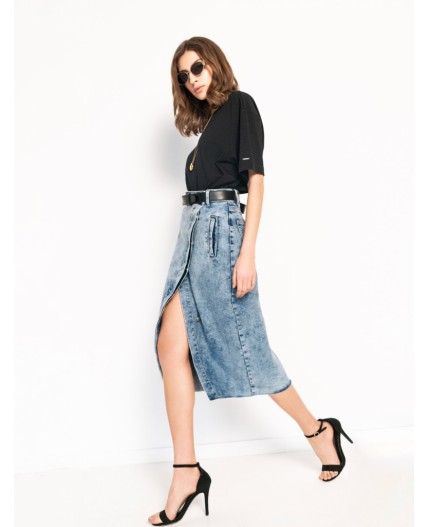 Юбка женская синий