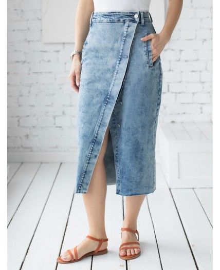 Юбка женская синий