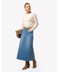 Юбка женская синий