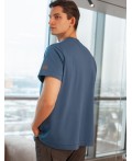 Футболка мужская св.синий
