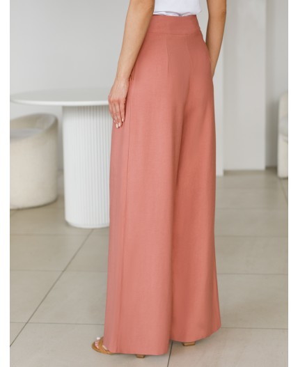 Брюки женские дымчато-коралловый