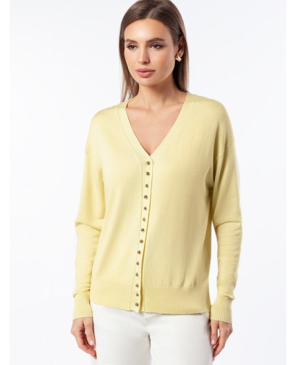 Кардиган женский банановый