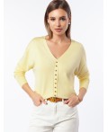 Кардиган женский банановый