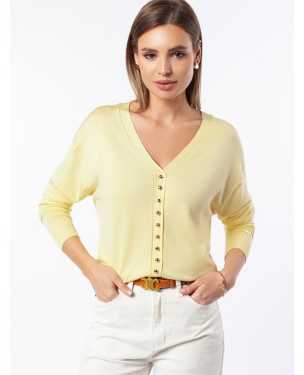 Кардиган женский банановый