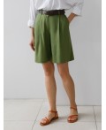 Шорты женские натуральный зеленый