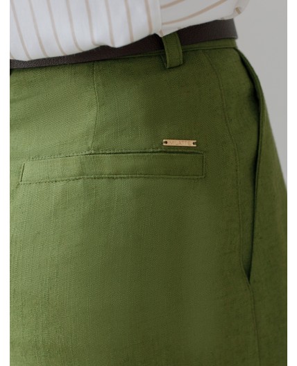 Шорты женские натуральный зеленый