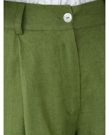 Шорты женские натуральный зеленый