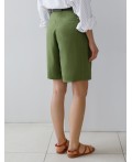 Шорты женские натуральный зеленый