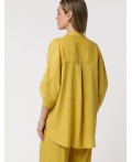 Блузка женская горчичный