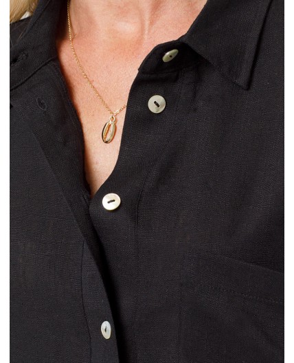 Блузка женская черный