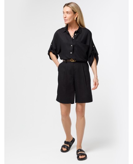 Блузка женская черный