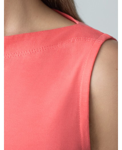 Топ женский розовый коралл