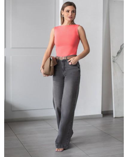 Топ женский розовый коралл