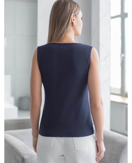 Топ женский т.синий