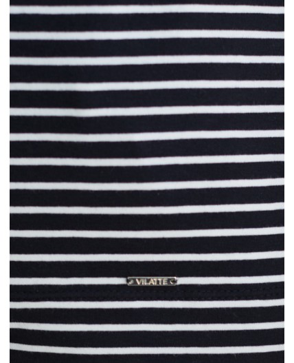 Топ женский черно-белый