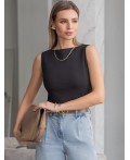 Топ женский черный