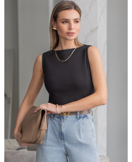 Топ женский черный