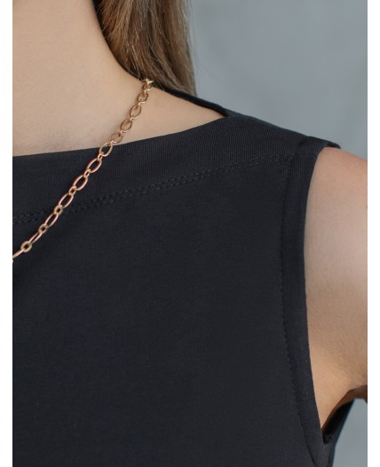 Топ женский черный