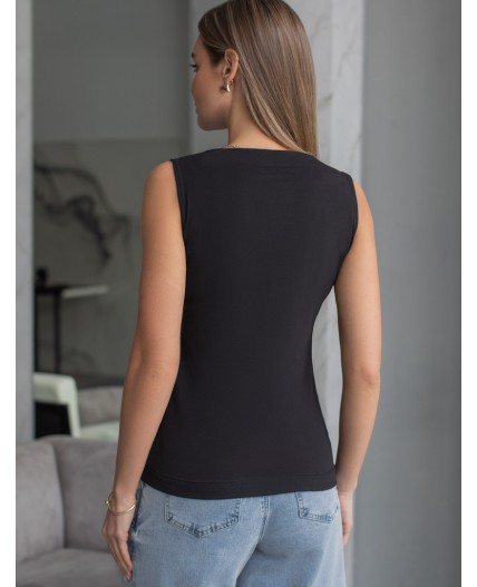Топ женский черный