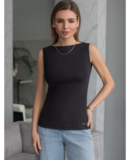 Топ женский черный