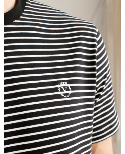 Футболка мужская черный-белый