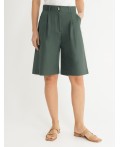 Шорты женские темно-оливковый