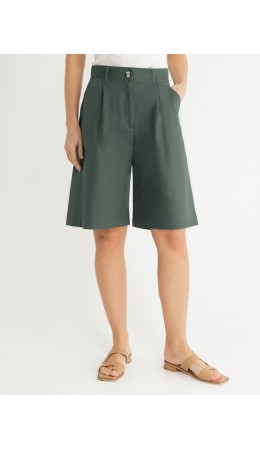 Шорты женские темно-оливковый