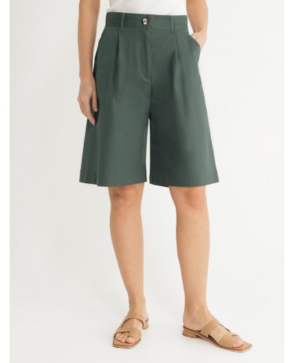 Шорты женские темно-оливковый