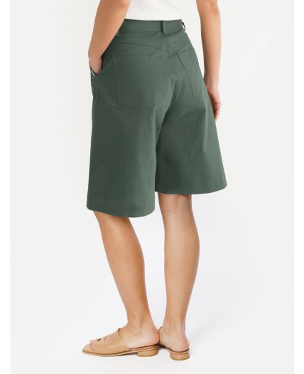 Шорты женские темно-оливковый