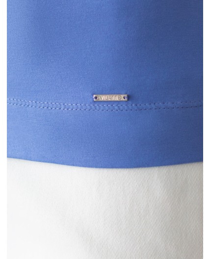 Топ женский васильковый