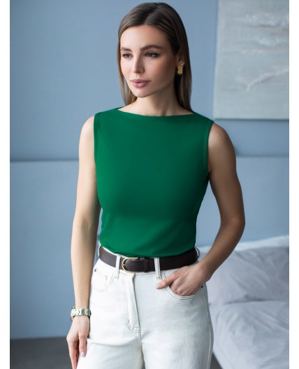 Топ женский зеленый
