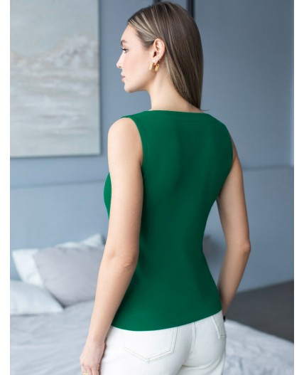 Топ женский зеленый