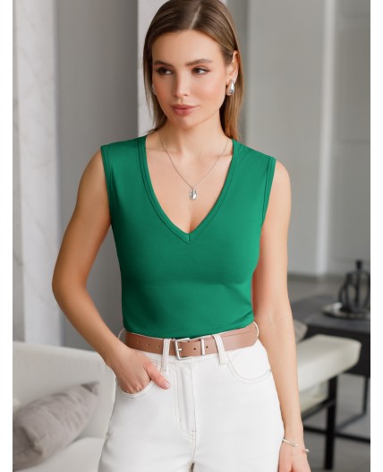 Топ женский зеленый