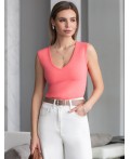 Топ женский коралловый