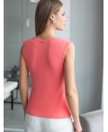 Топ женский коралловый