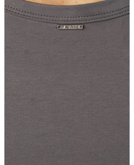 Топ женский т.серый