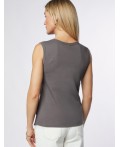 Топ женский т.серый