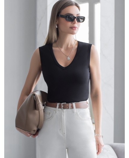 Топ женский черный