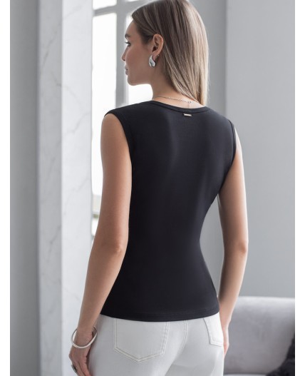Топ женский черный