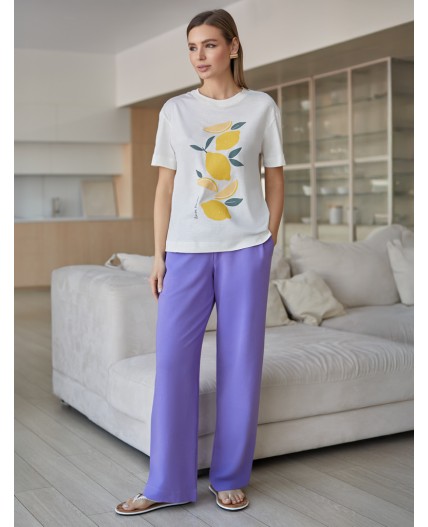 Брюки женские лавандовый