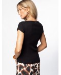 Футболка женская черный