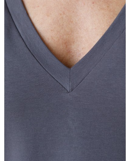 Футболка женская т.серый