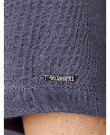 Футболка женская т.серый