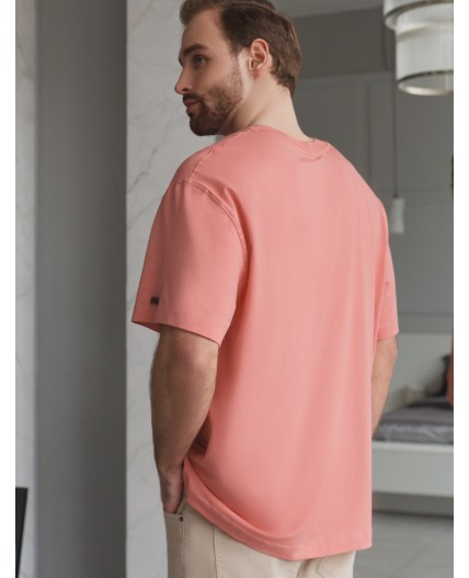 Футболка мужская коралловый_ready for paradise