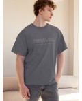 Футболка мужская серый_revival