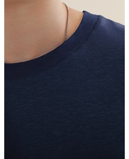 Футболка мужская т.синий_explore геометрия