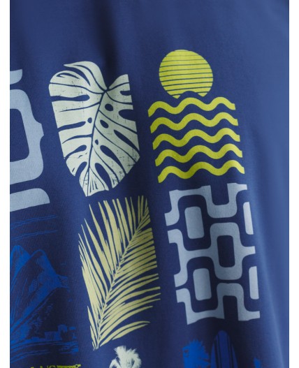 Футболка мужская т.синий_ready for paradise