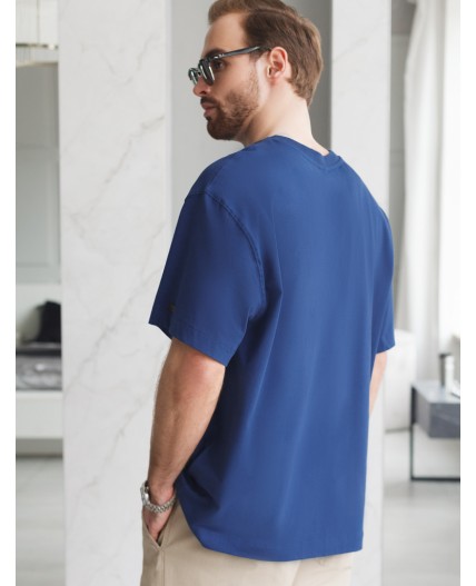 Футболка мужская т.синий_ready for paradise